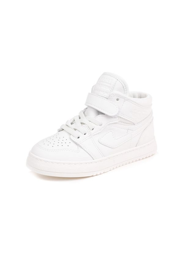 Белые всесезонные кроссовки Fashion высокие XT2199 білі (24-30)