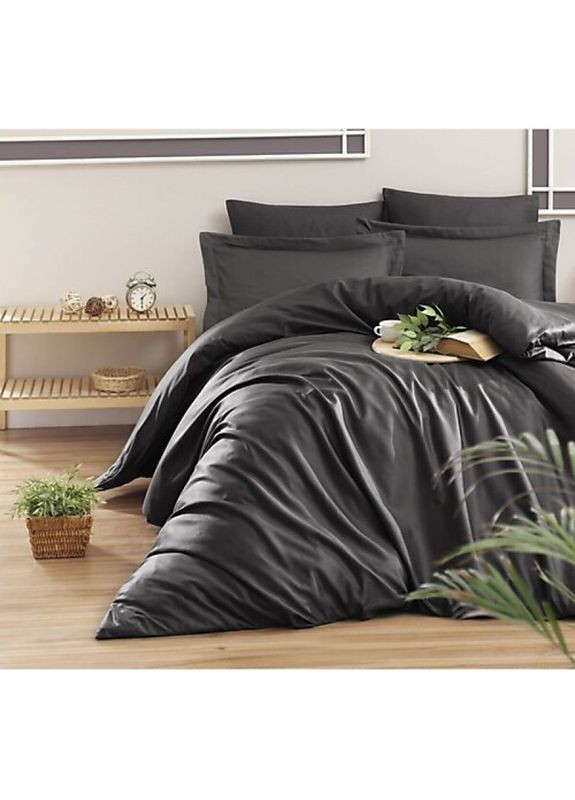 Постельное белье ANTHRACITE Premium Сатин Евро MERISET (278255471)