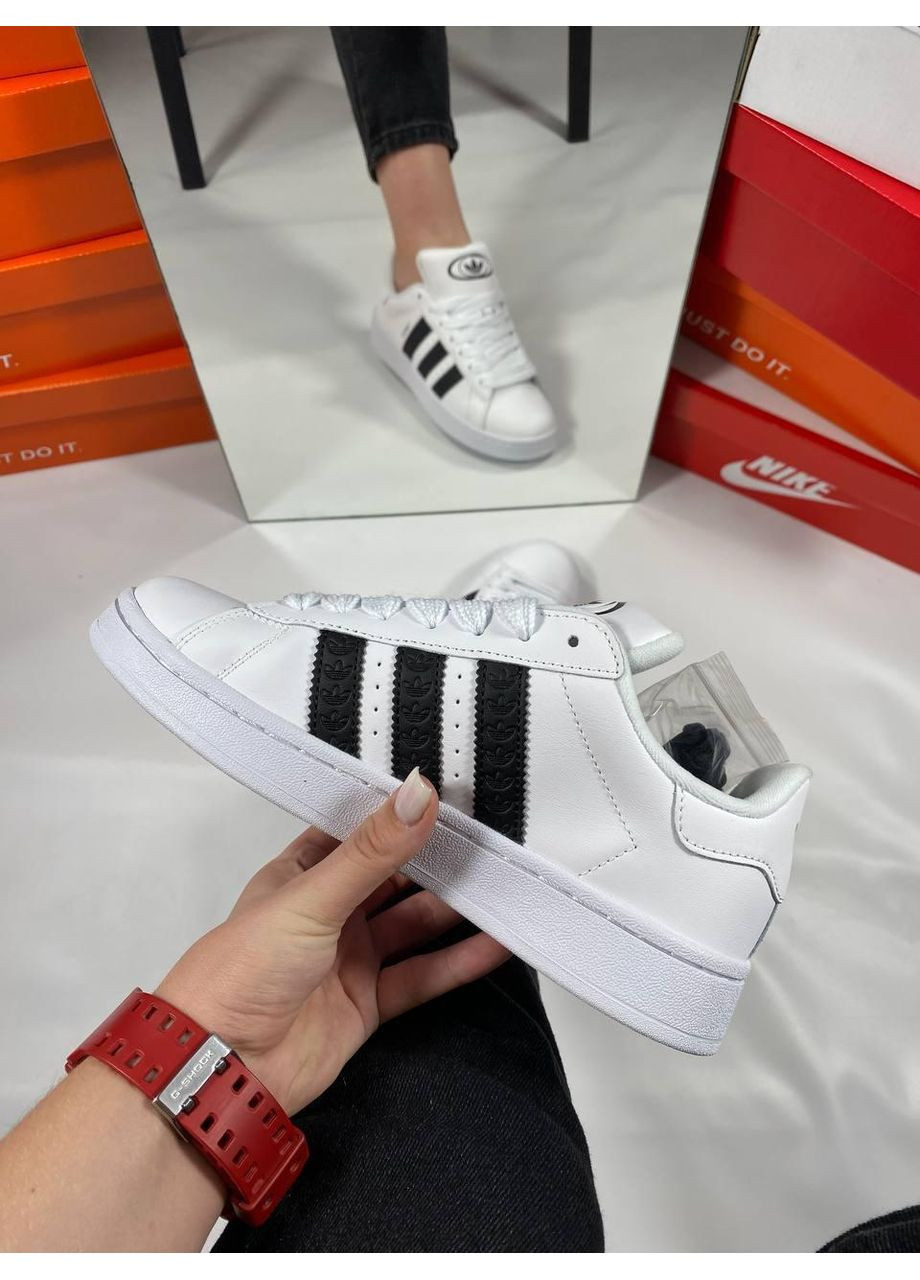 Чорні Осінні кросівки чоловічі adidas campus 00s white black адідас кампус No Brand