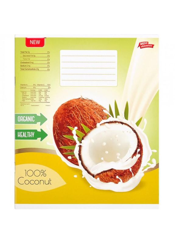 Зошит кольоровий 12 аркушів, лінія (20 штук в упаковці) MIC (352538492)