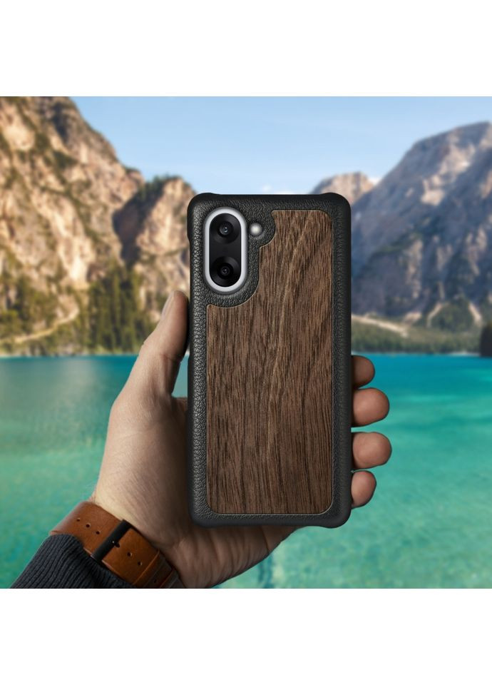 Кожаная накладка WoodBacker для OnePlus Nord CE5 (79750) Stenk (362376363)