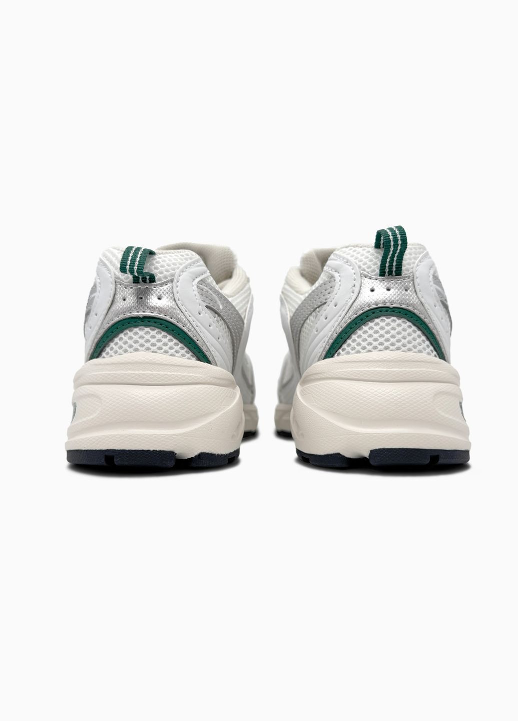 Кросівки жіночі New Balance 530 White Silver Green | Нью Беланс 530 білі No Brand білі демісезони (342059628)