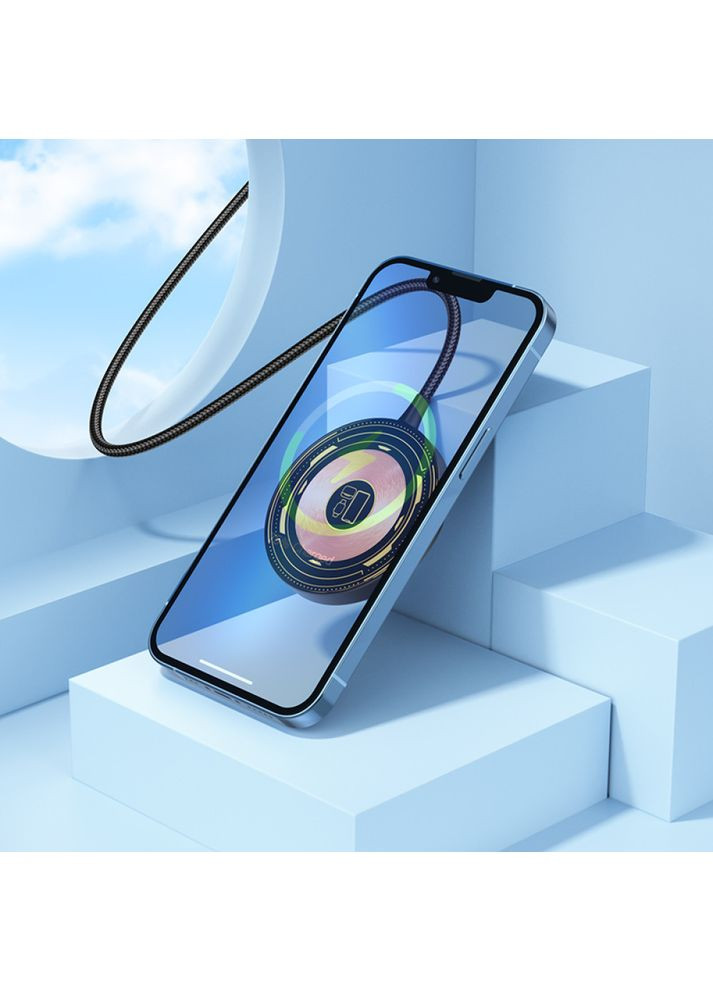 Бездротовий зарядний пристрій CW45 Fast 3-in-1 magnetic швидке заряджання Type-C Hoco (353497622)