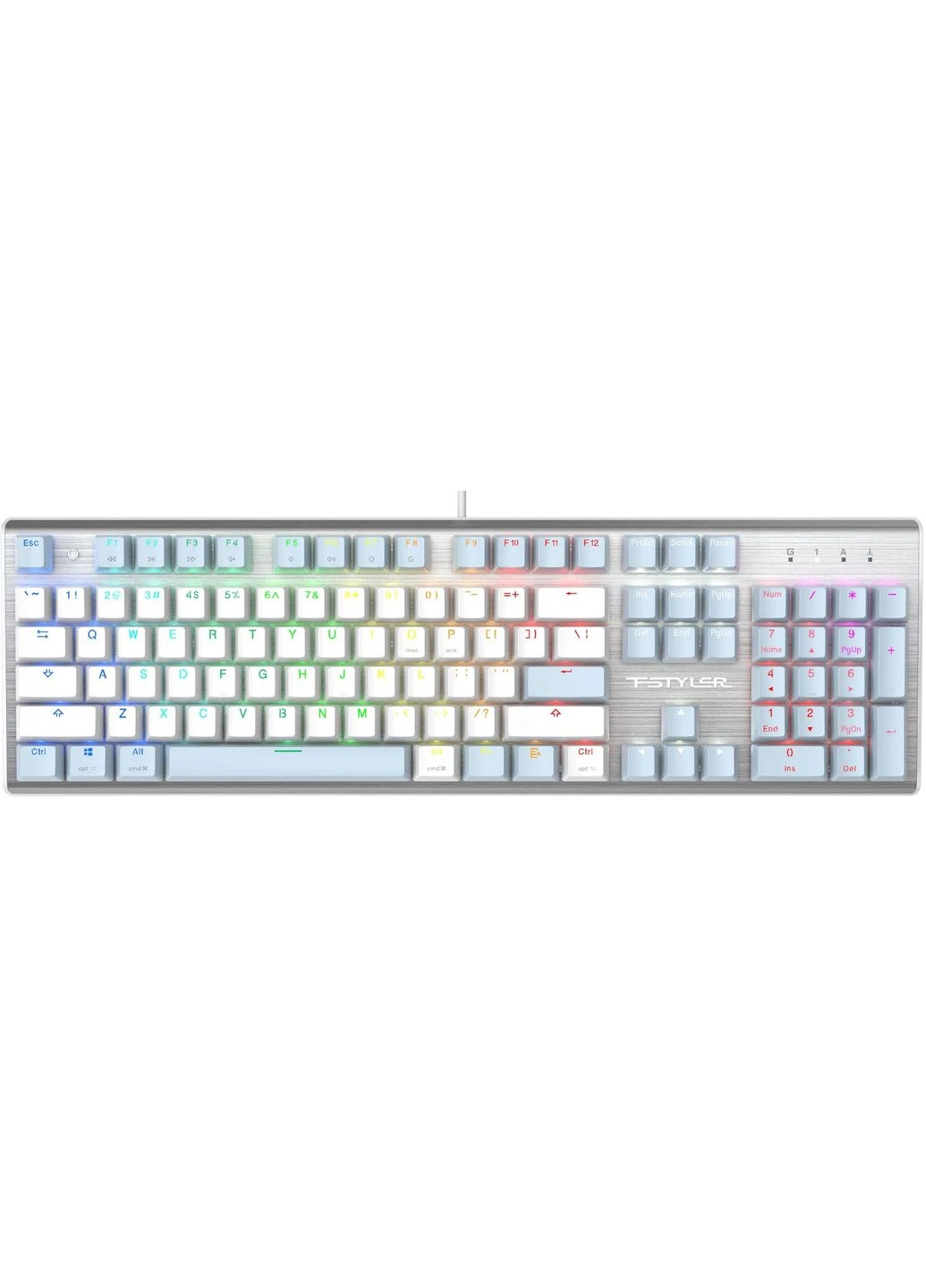 Клавіатура Fstyler FS100 Icy Blue A4Tech (315603125)