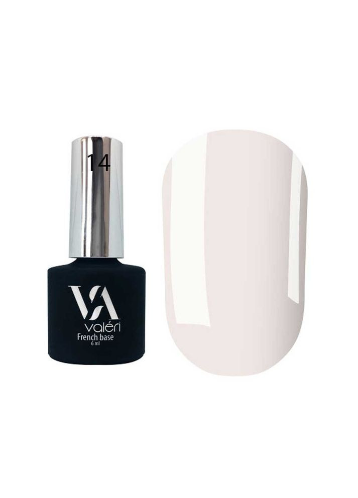 Основа каучуковая френч №14 French Base, 6 мл Valeri (352187482)
