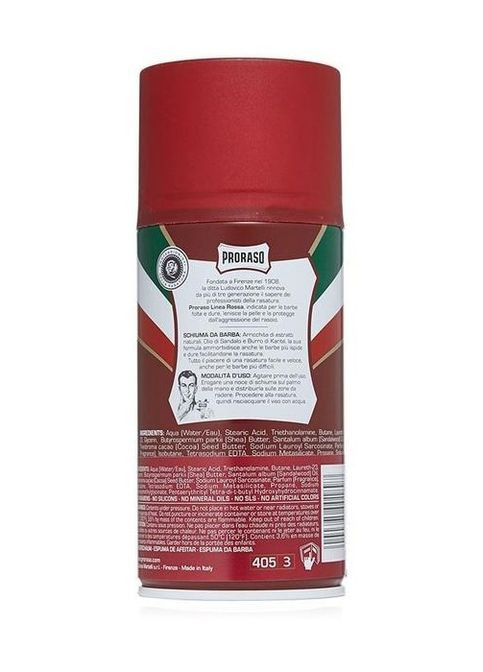 Пена для бритья для жесткой щетины 300 мл Proraso (337171741)