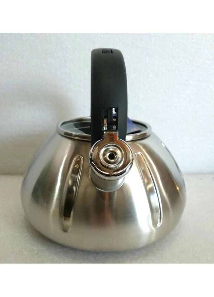 Чайник зі свистком BH-9918-black 3 л чорний Bohmann (322395294)