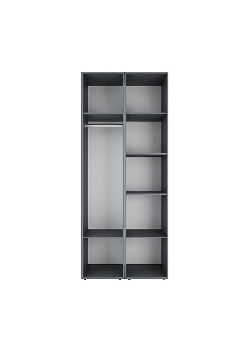 Шкаф распашной комбинированный №13 Light 800x500x2200 Графит (LTK0137000000) Art In Head (342323497)