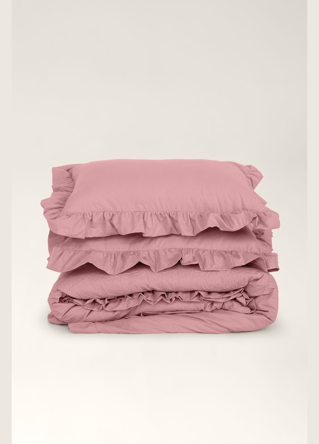 Постельное белье варенный хлопок двуспальное 180 х 215 см 3в1 наволочки, пододеяльник, простынь Beni Home (345641681)