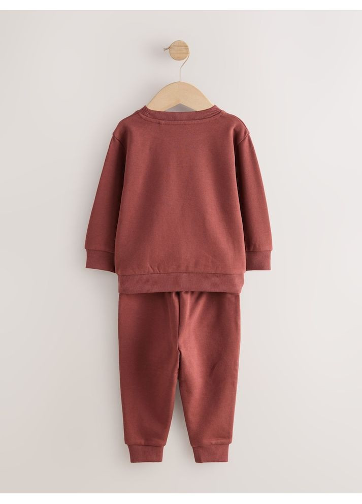 Бордовый демисезонный спортивный костюм на флисе next Next Trend