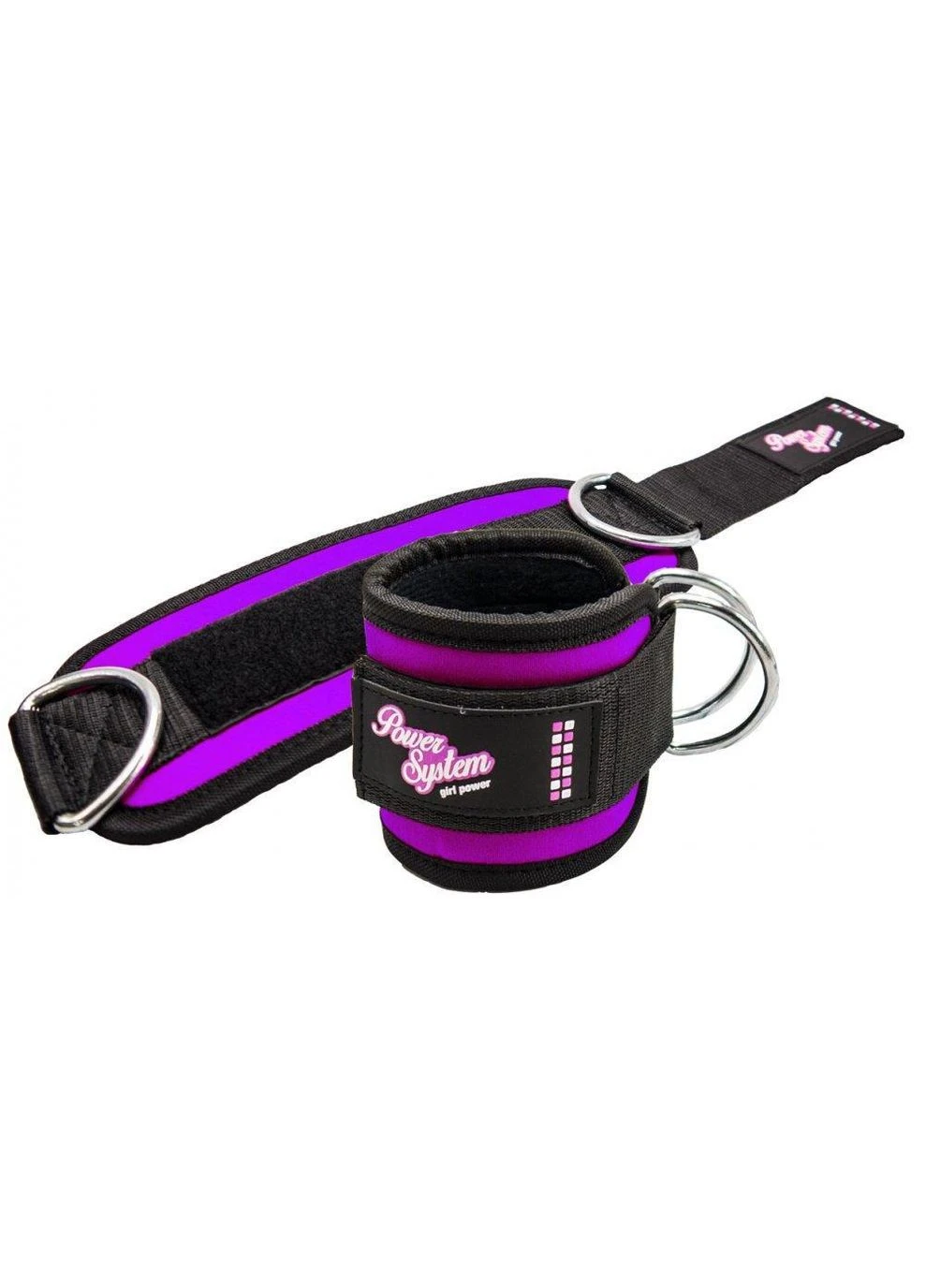 Манжети на щиколотку PS-3450 Ankle Strap Gym Babe Purple Power System (397880243)