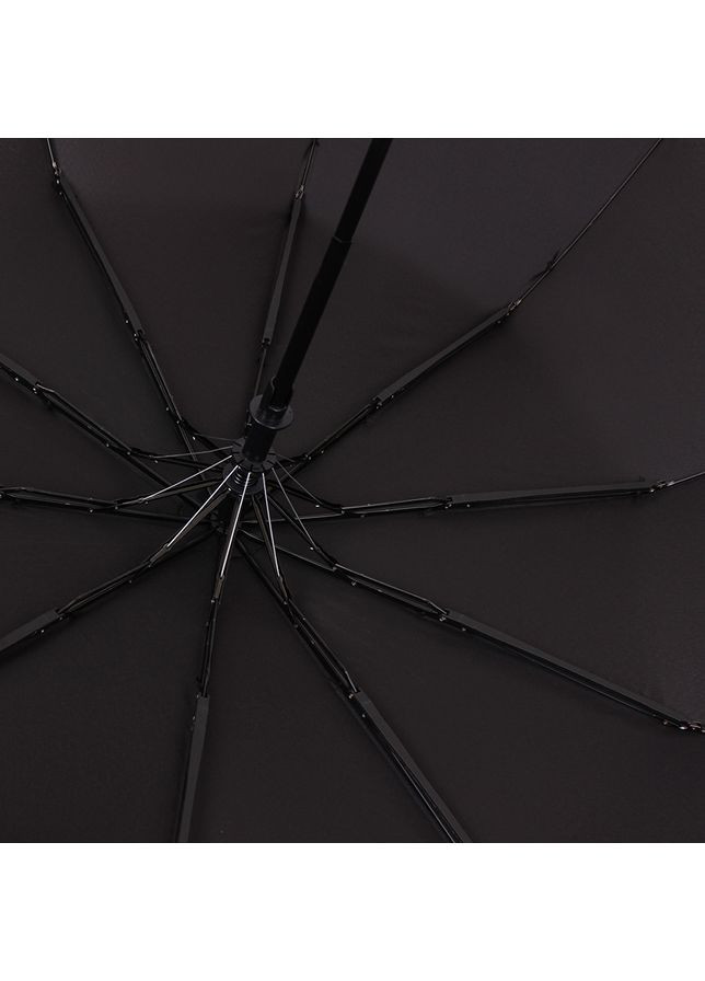 Парасолька складана 3210 Напівавтомат Чорна De Esse (362176831)