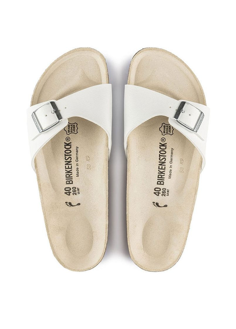 Жіночі Шльопанці 40731 Білий Екошкіра Birkenstock (368527835)