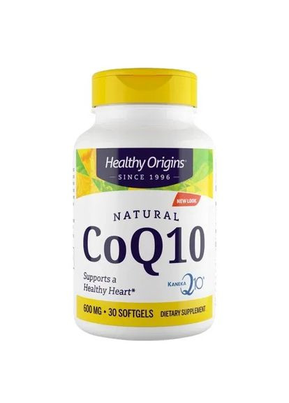 Коэнзим Q10 Kaneka Q10 (CoQ10) 600 мг, 30 капсул Healthy Origins (361118724)