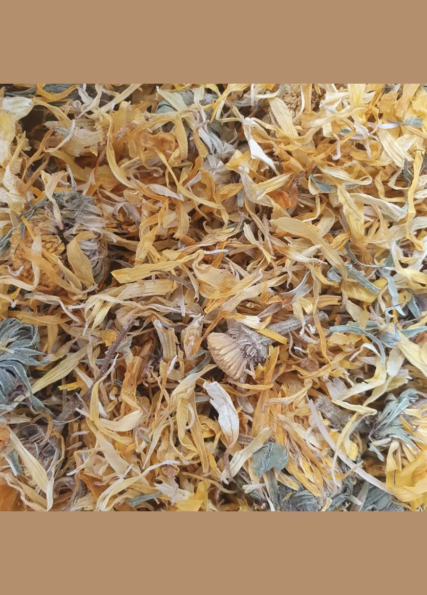 100 г календула цвет сушений - свежий урожай No Brand (323223818)