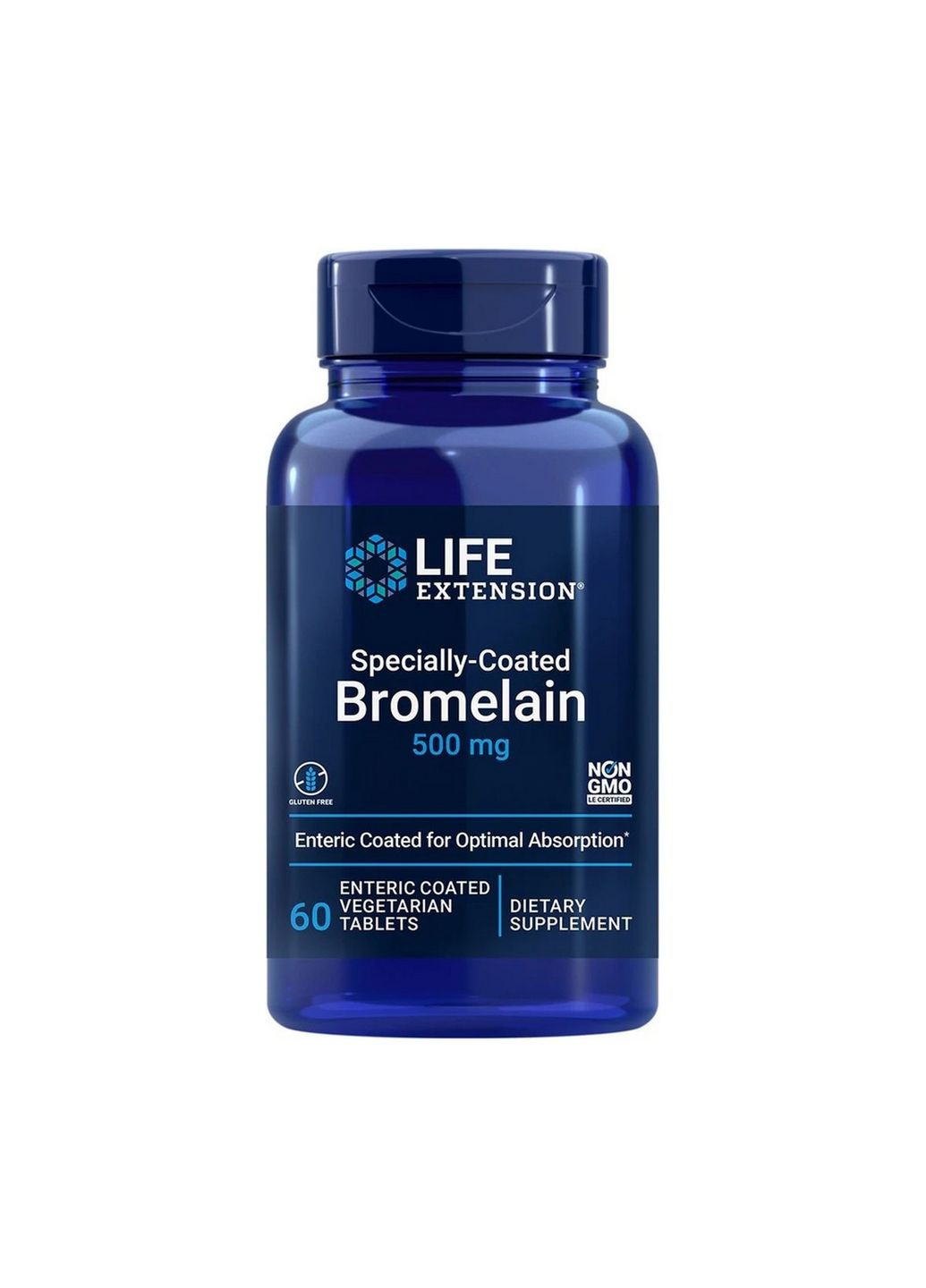 Натуральная добавка Specially Coated Bromelain, 60 таблеток Life Extension (293418661)