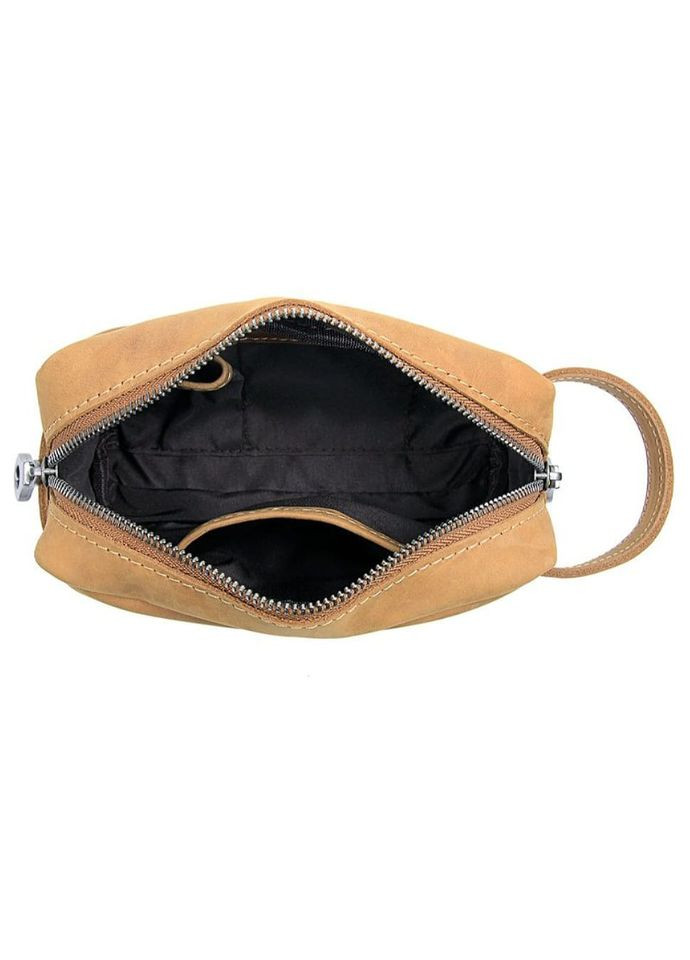 Шкіряний несесер, косметичка, органайзер коричневий C013B John McDee (313438448)