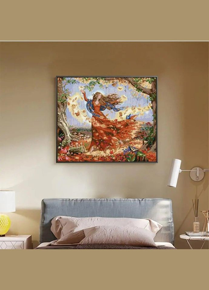 Набір для вишивання за нанесеною на канву схемою "Butterfly Fairy 14". AIDA 14CT printed, 49*43см Joy Sunday (313614134)