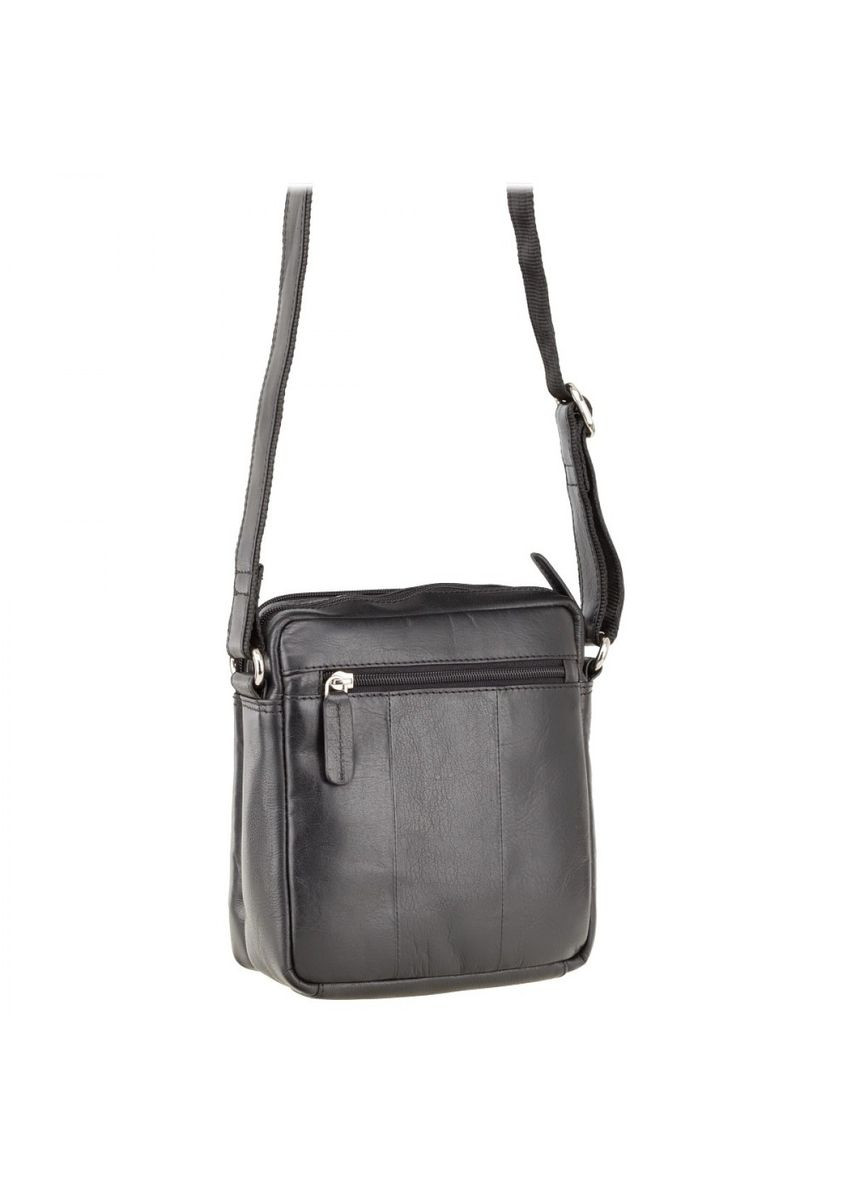Сумка мужская кожаная черная (Д/Ш/В) 17/8/19 (см) Visconti (336377540)