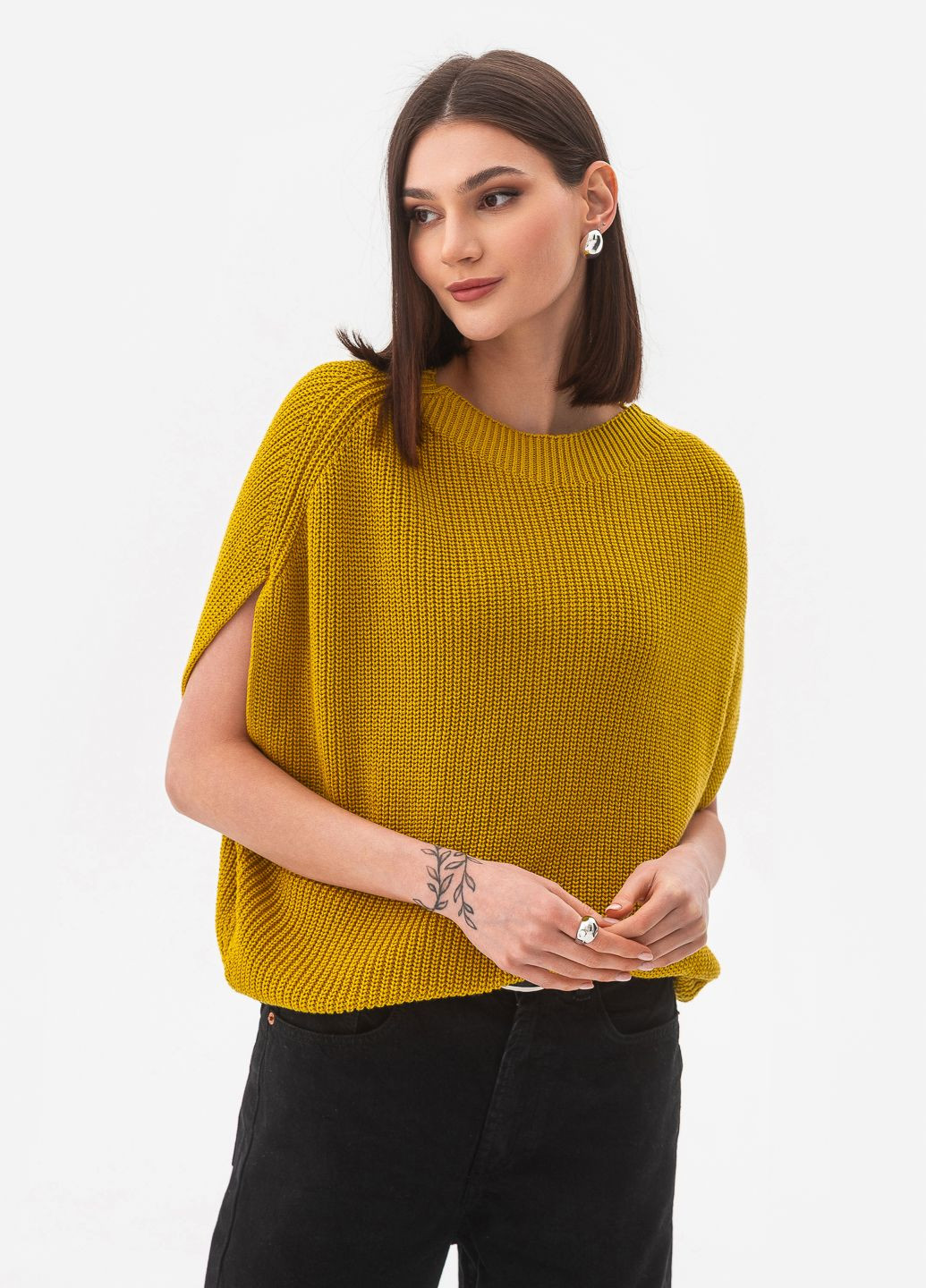 Стильна бавовняна безрукавка SVTR (327842299)