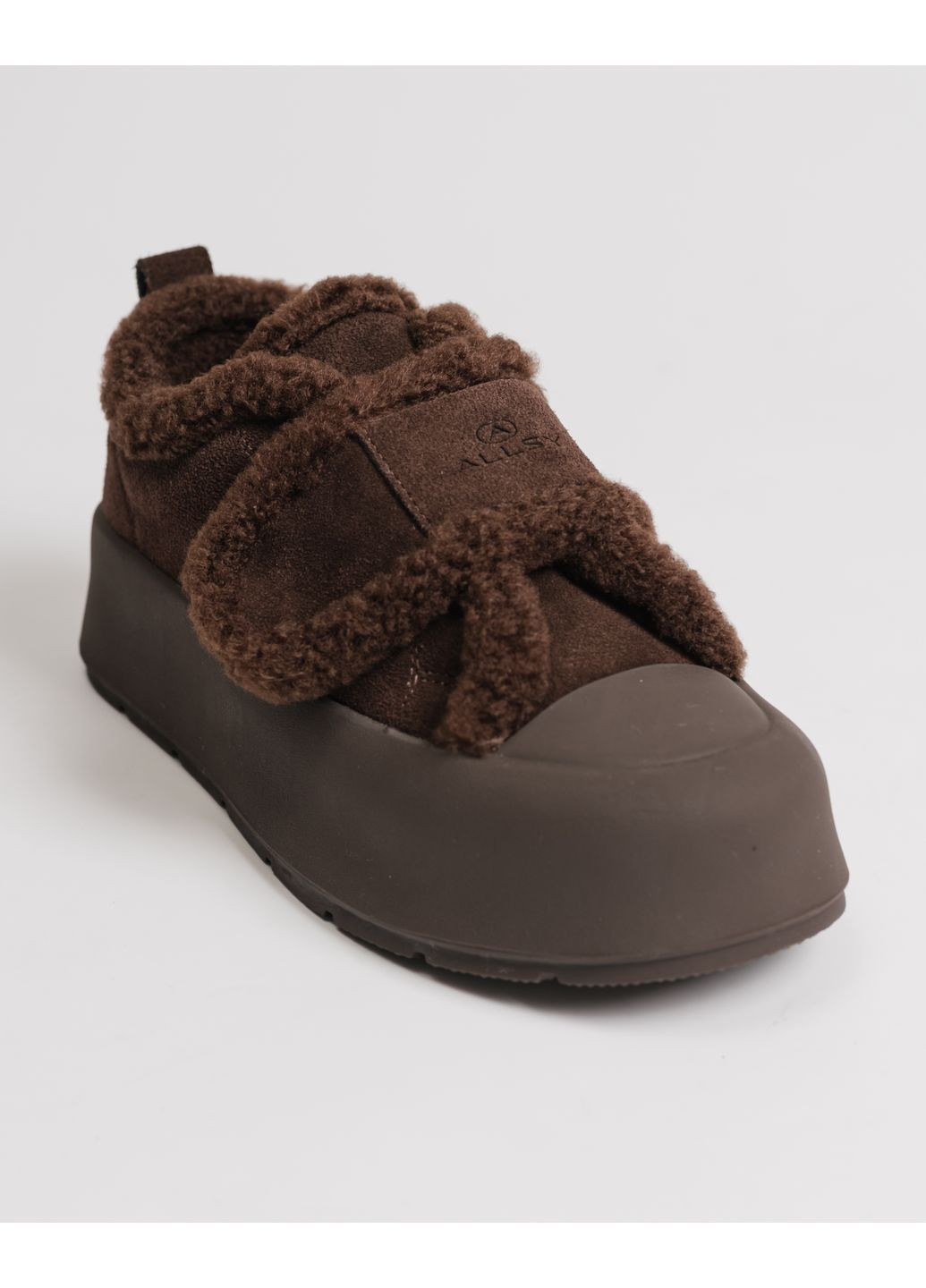 Черевики на липучці замша вовна ALLSY (362106378)