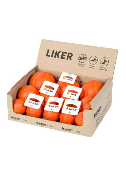 Игрушка для собак Набор мячиков Микс (6270) Liker Набір м&apos;ячиків Мікс (366521014)