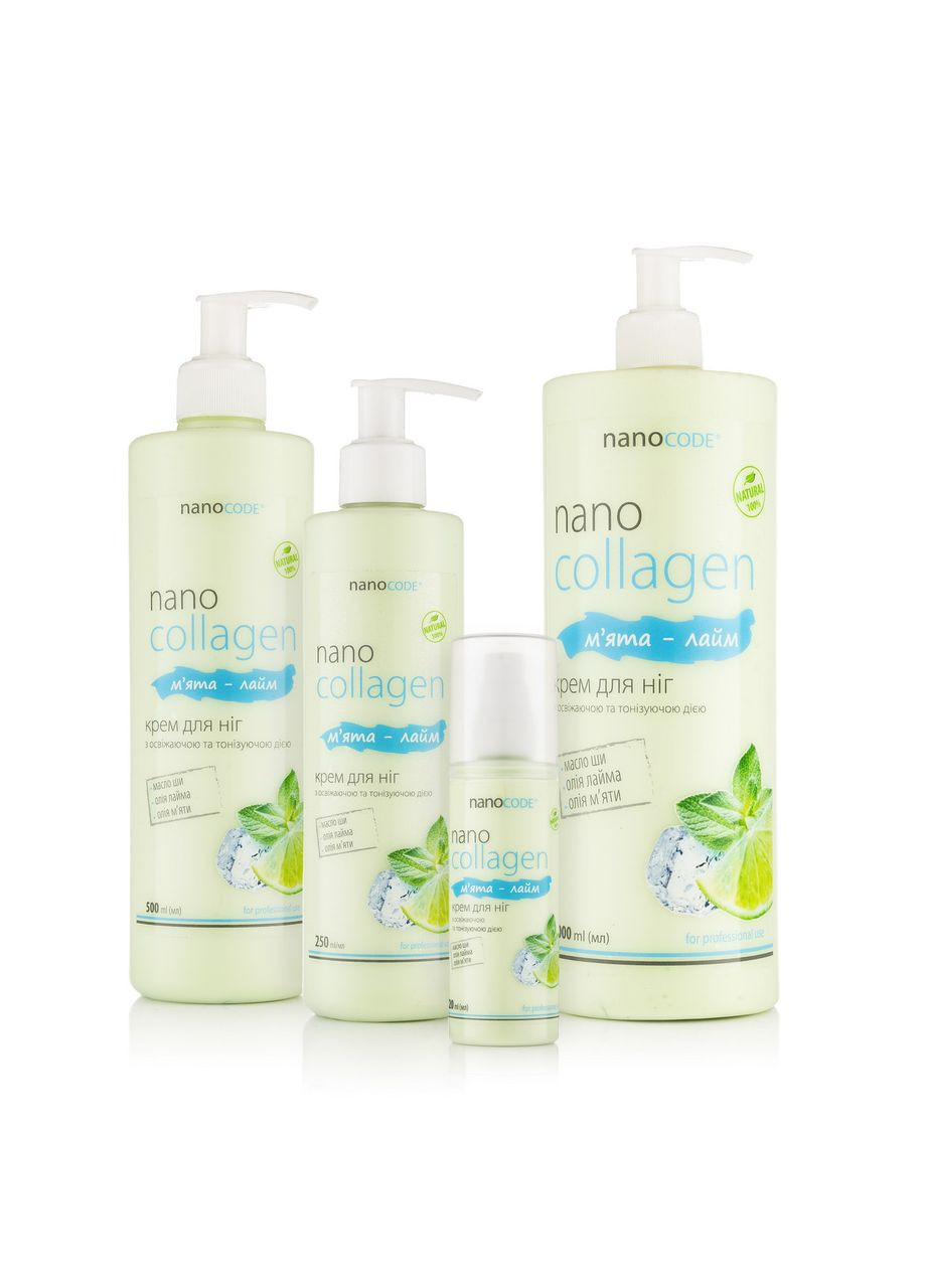 Крем для ніг М'ЯТА - ЛАЙМ 500 мл NanoCode (372148211)