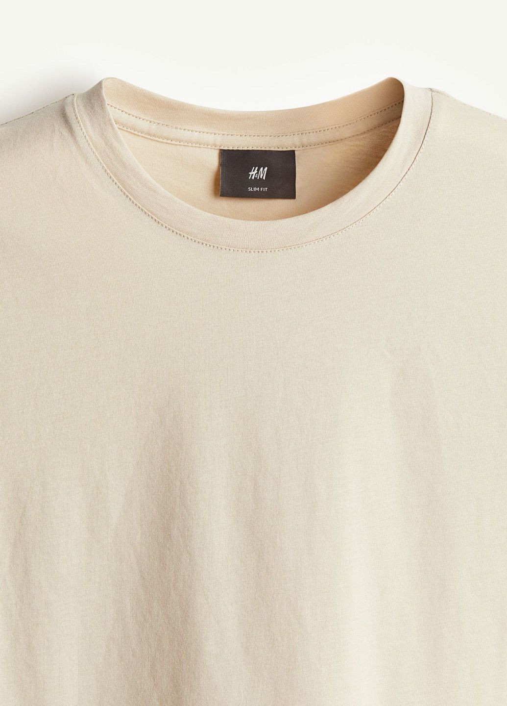 Бежевая футболка H&M