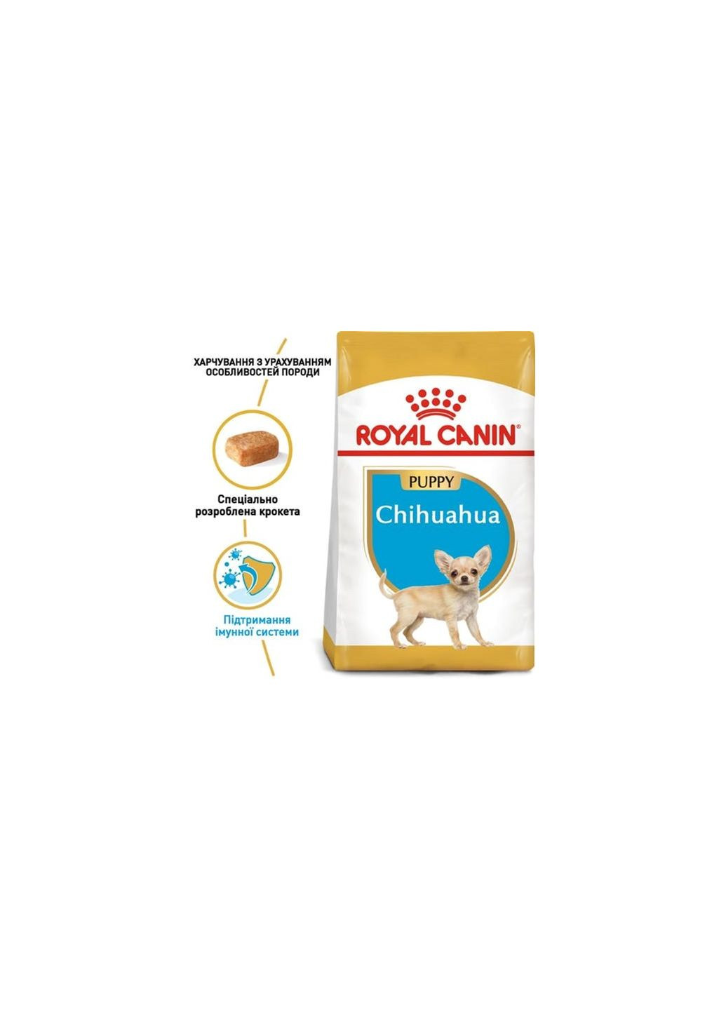 Сухой корм для щенков чихуахуа Chihuahua Puppy 500 г 24380051 Royal Canin (266274070)