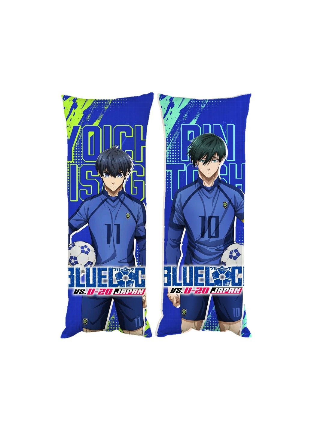 Дакімакура декоративна подушка для обіймання Ісагі Еїчі Рін Ітосі синя в'язниця двостороння No Brand (338245022)