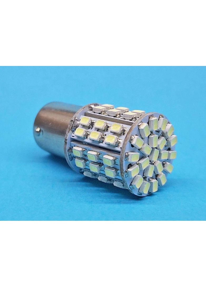 Світлодіодна лампа P21W BA15S 12 V 64 SMD 1206, 1 контакт White (394204965)