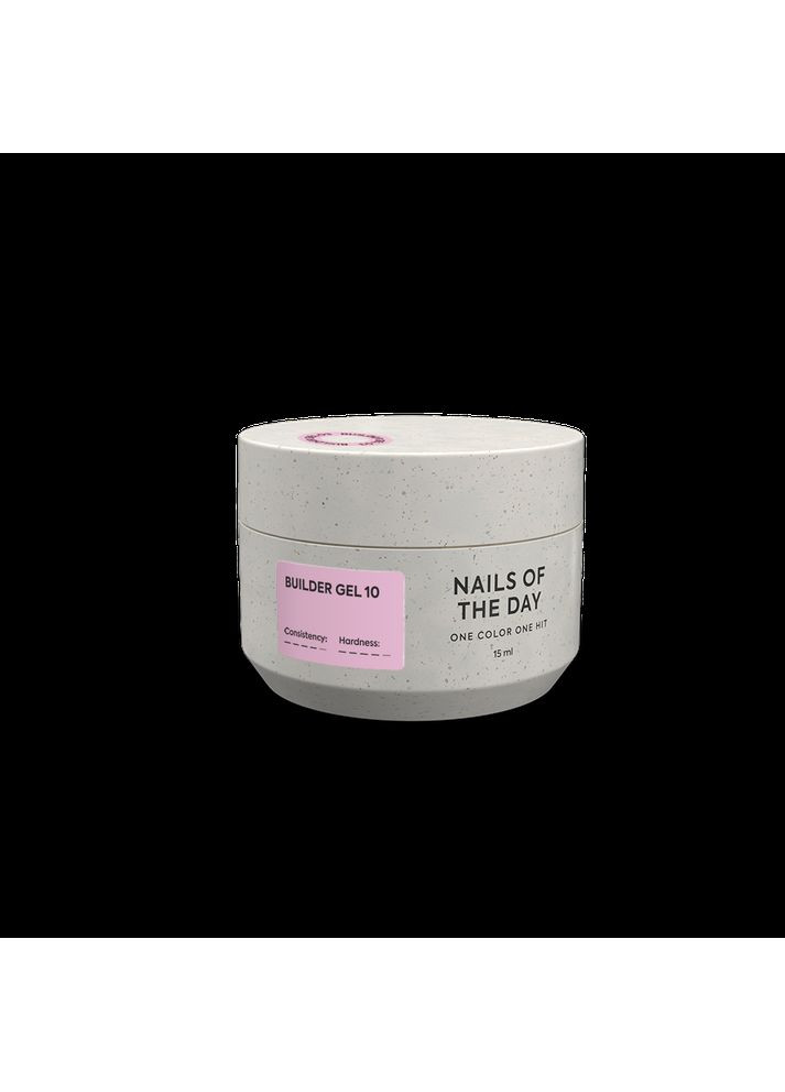 Гель строительный Builder Gel №10, 15 мл Nails of the day (356767197)