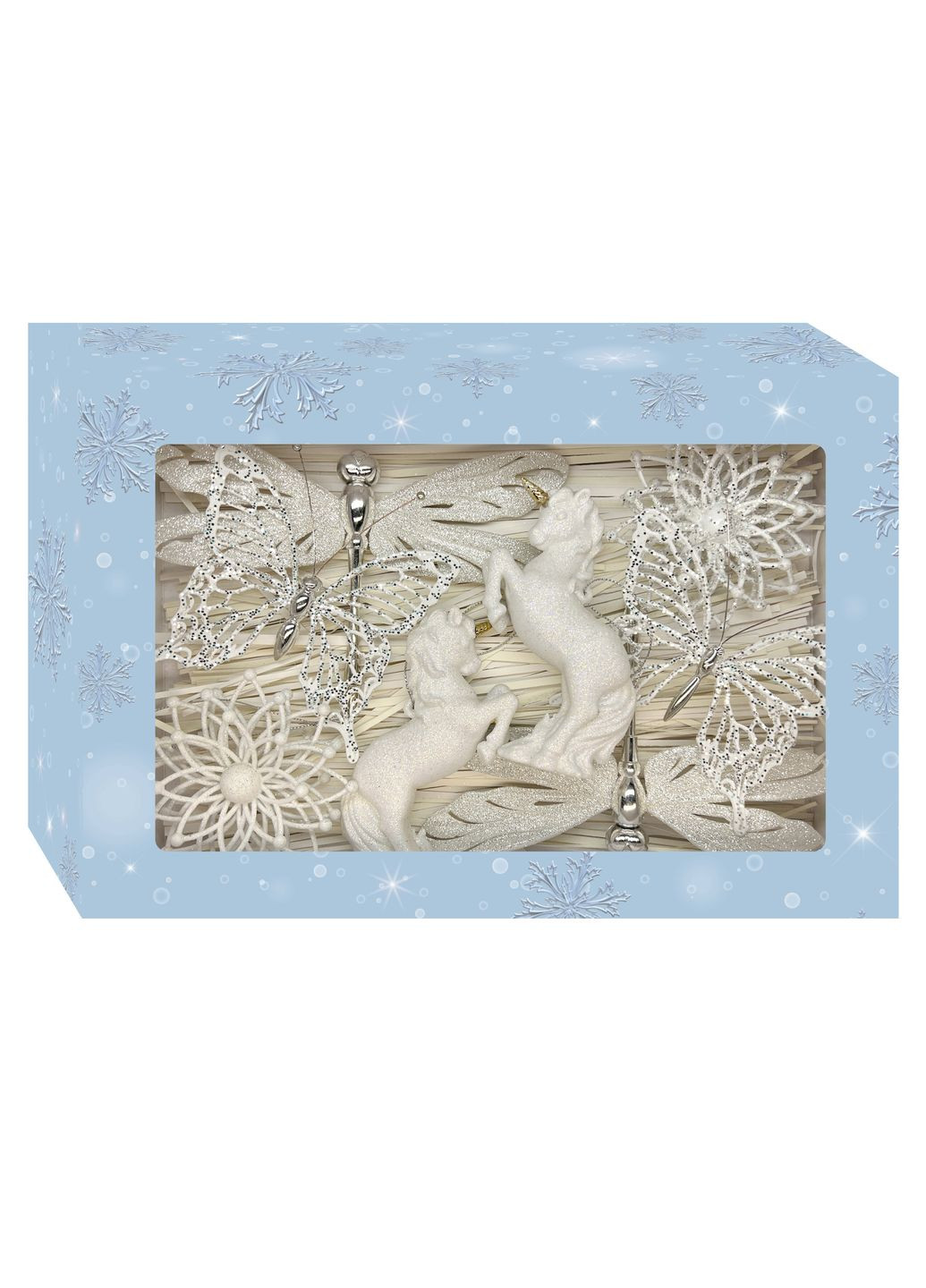 Набір ялинкових іграшок Christmas box-8 30x20x6 cm MIS LT (365628257)