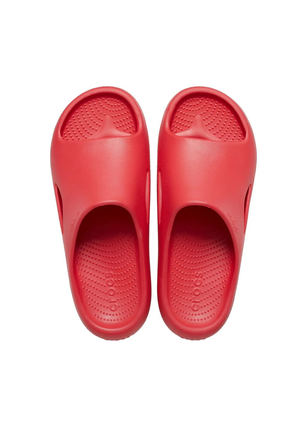 Красные пляжные шлепанцы recovery slide varsity red 208392 Crocs