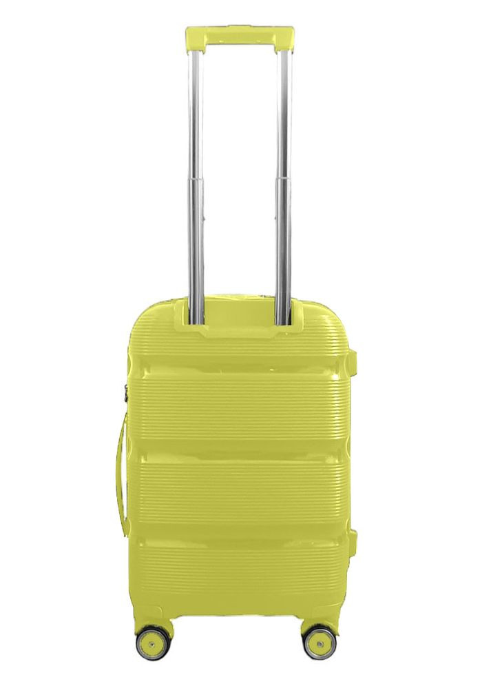 Чемодан маленький под ручную кладь 0307 полипропилен Желтый Milano (298347813)
