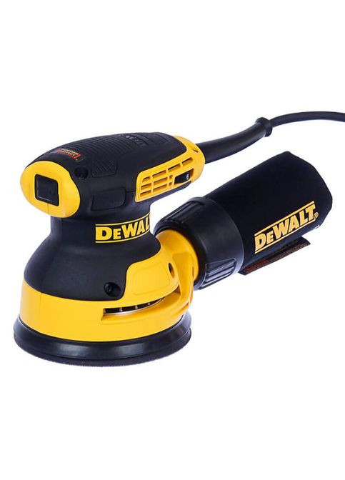 Шліфмашина ексцентрикова 280Вт 8000-12000об.хв 125мм амплітуда 2.6мм 1.28кг DeWALT (360397932)