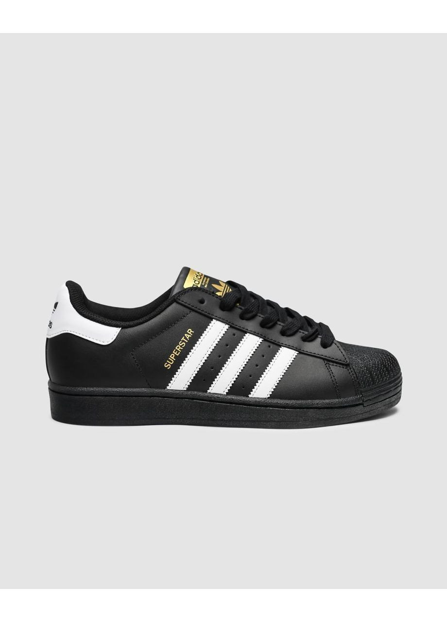 Чорно-білі кросівки adidas black/white No Brand Superstar
