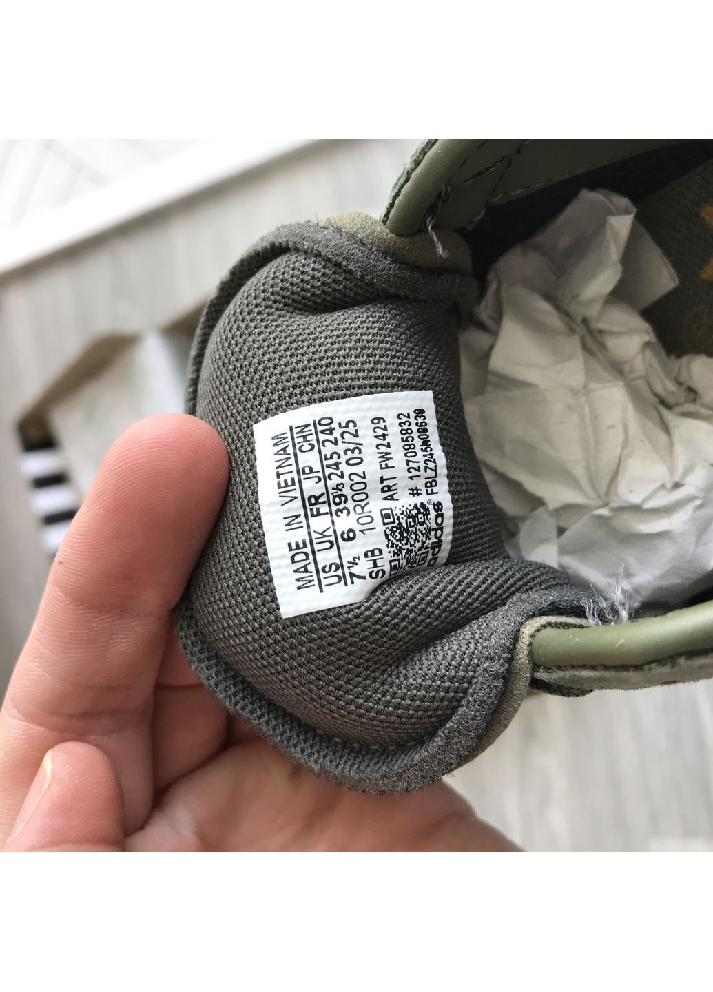 Кроссовки женские и мужские Adidas Spezial Khaki White | Адидас Специал хаки No Brand хаки демисезоны (363296047)