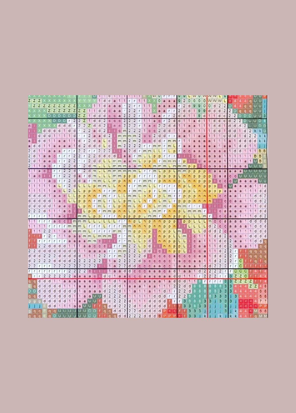 Набір для вишивання за нанесеною на канву схемою "The peony vase 2". AIDA 14CT printed, 35*45 см Joy Sunday (313612789)