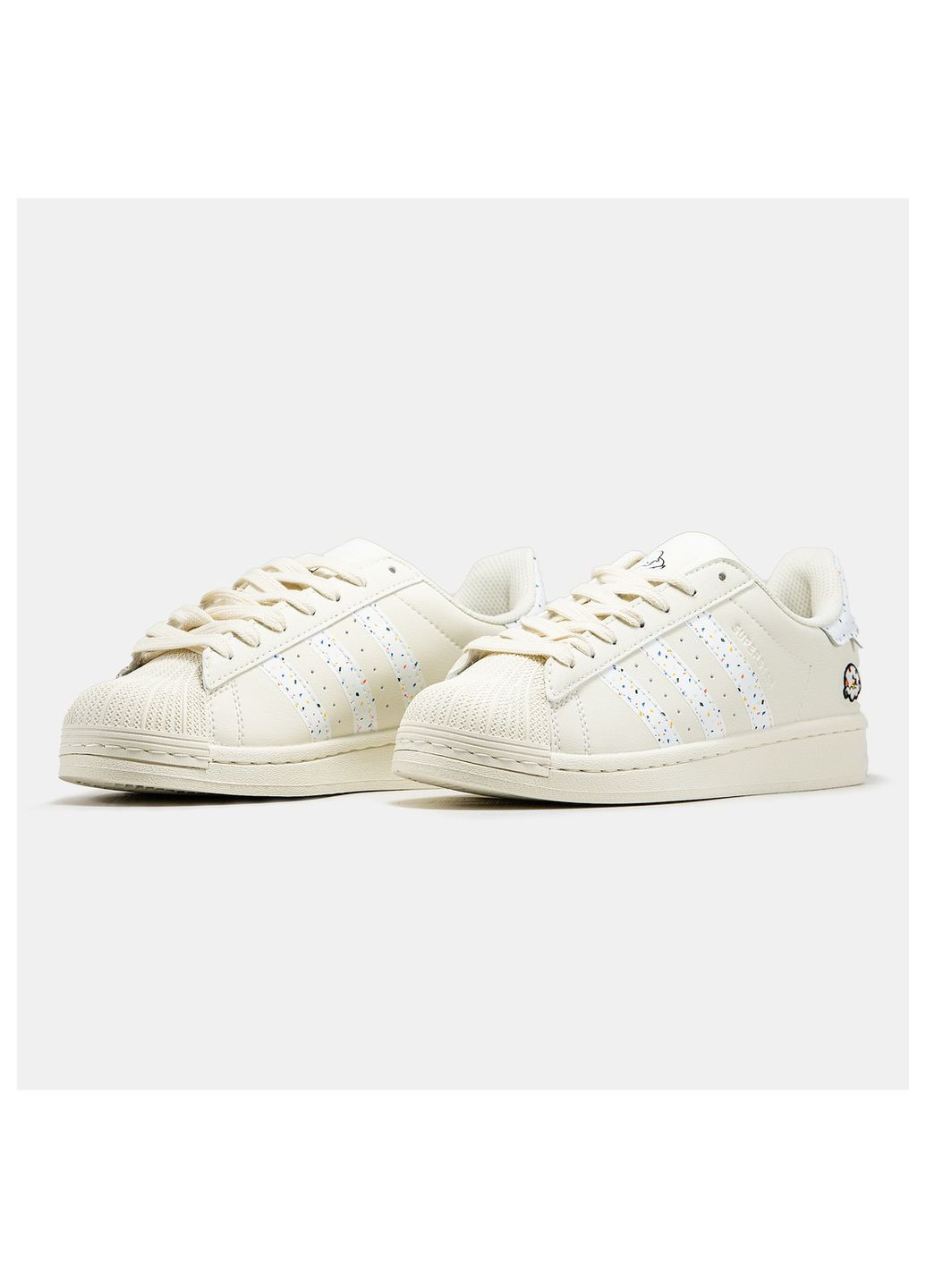 Кросівки жіночі No Brand Superstar бежеві демісезони (297869448)