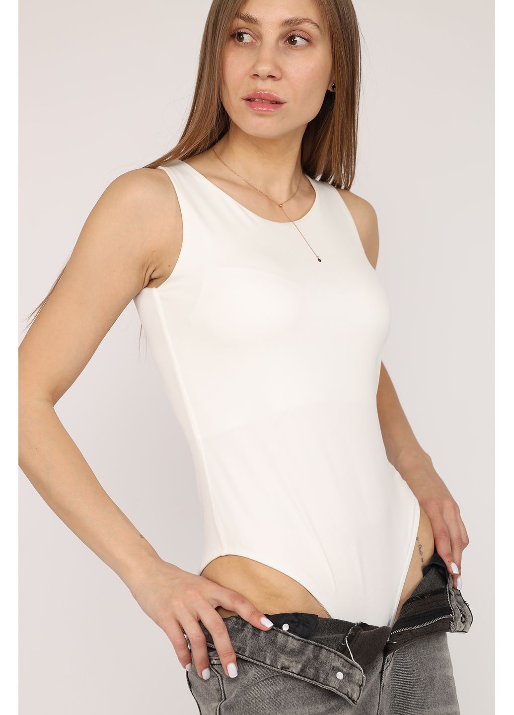 Боди женский цвет белый TSB-00272302 Bebe Plus (390469464)