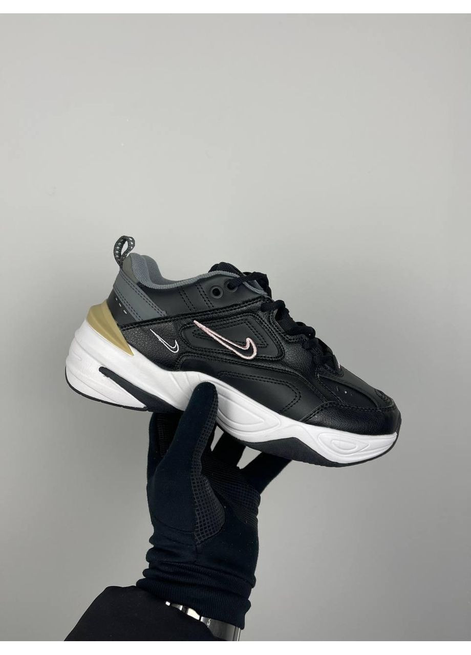 КРОСІВКИ ЖІНОЧІ NIKE M2K TEKNO BLACK PINK LOGO AO3108-011 НАЙК М2К ТЕКНО No Brand рожеві демісезони (367171808)