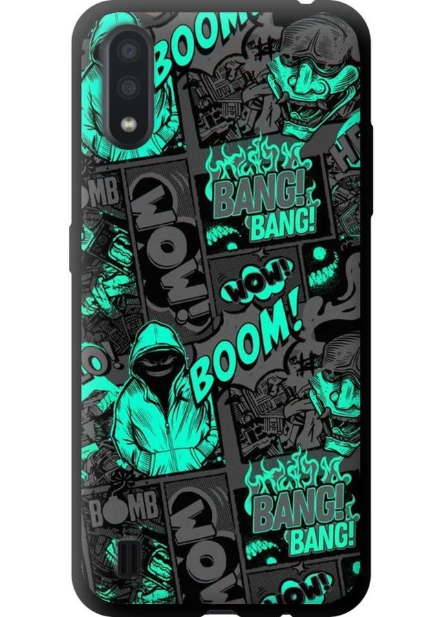 TPU чехол 'Комикс бум' для Endorphone Samsung Galaxy A01 A015F (402931264)