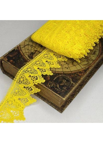 Кружево макраме 6CM (13 м) Цвет-желтый (729-51-132) Plus-plus (352744566)