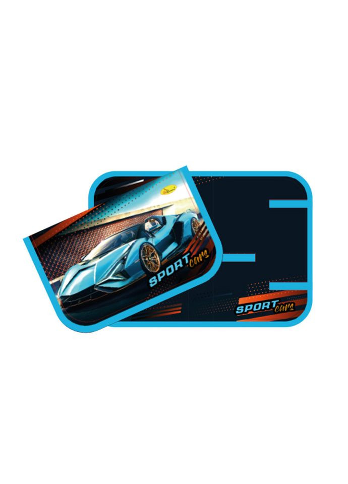 Пенал для школьника АП-1003, 19х10 см SportCars Апельсин (365640862)