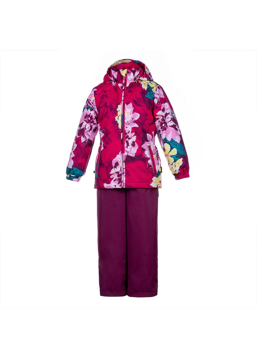 Фуксиновая комплект yonne fuchsia pattern/burgundy, полиэстер, р.80, фуксия с бордовым () Huppa 41260014-91363-080