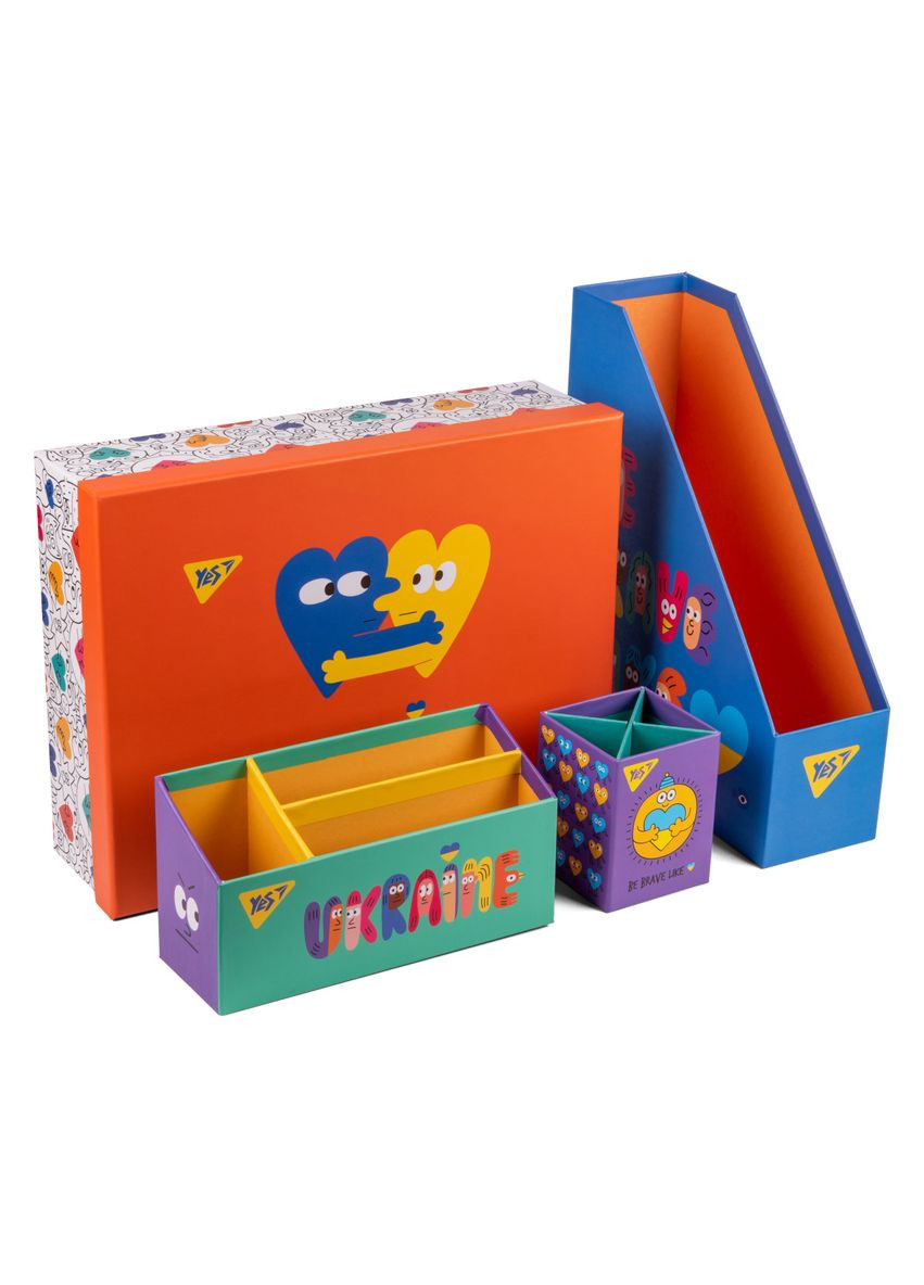 Органайзер настільний Stand with Ukraine 450130 4 предмети Yes (364497471)