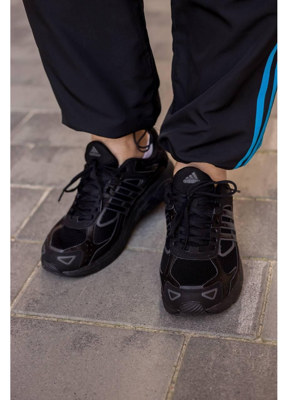 Чорні Осінні кросівки чоловічі adidas originals response cl black адідас No Brand