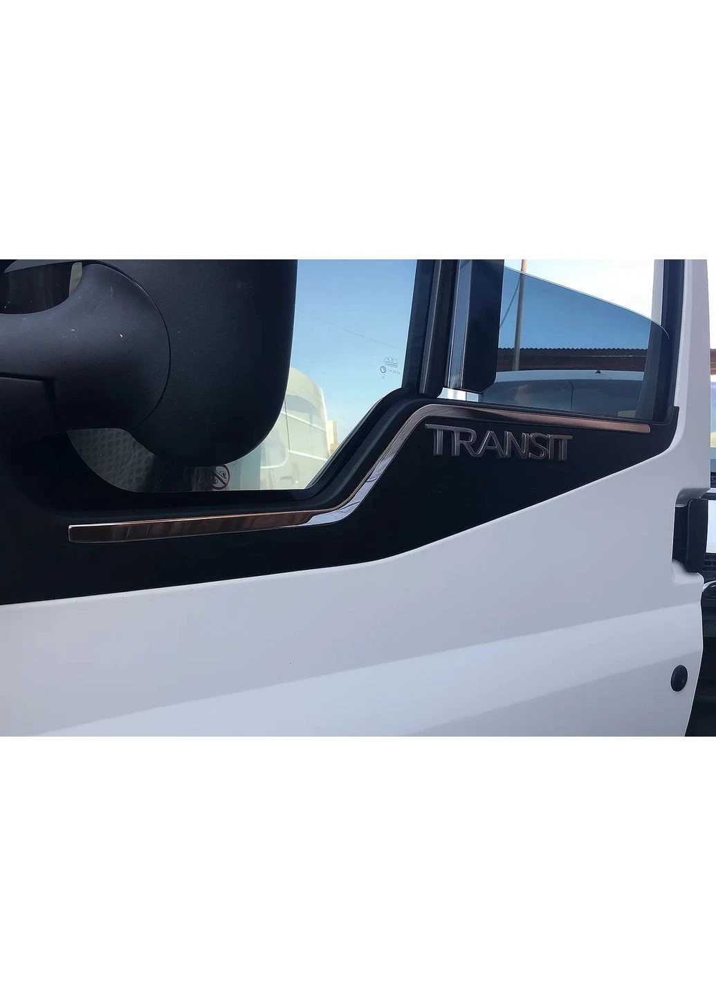 Окантовка стекол (2 шт, нерж.) Carmos - Турецька сталь для Ford Transit 2000-2014 рр Omsa (389780872)