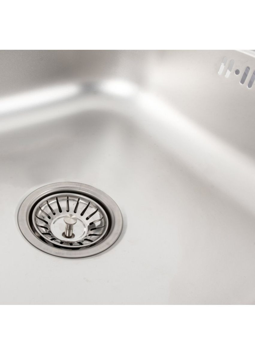 Кухонна мийка з нержавіючої сталі САТИН 6050 L (0,7/160 мм) Valeso (336937420)